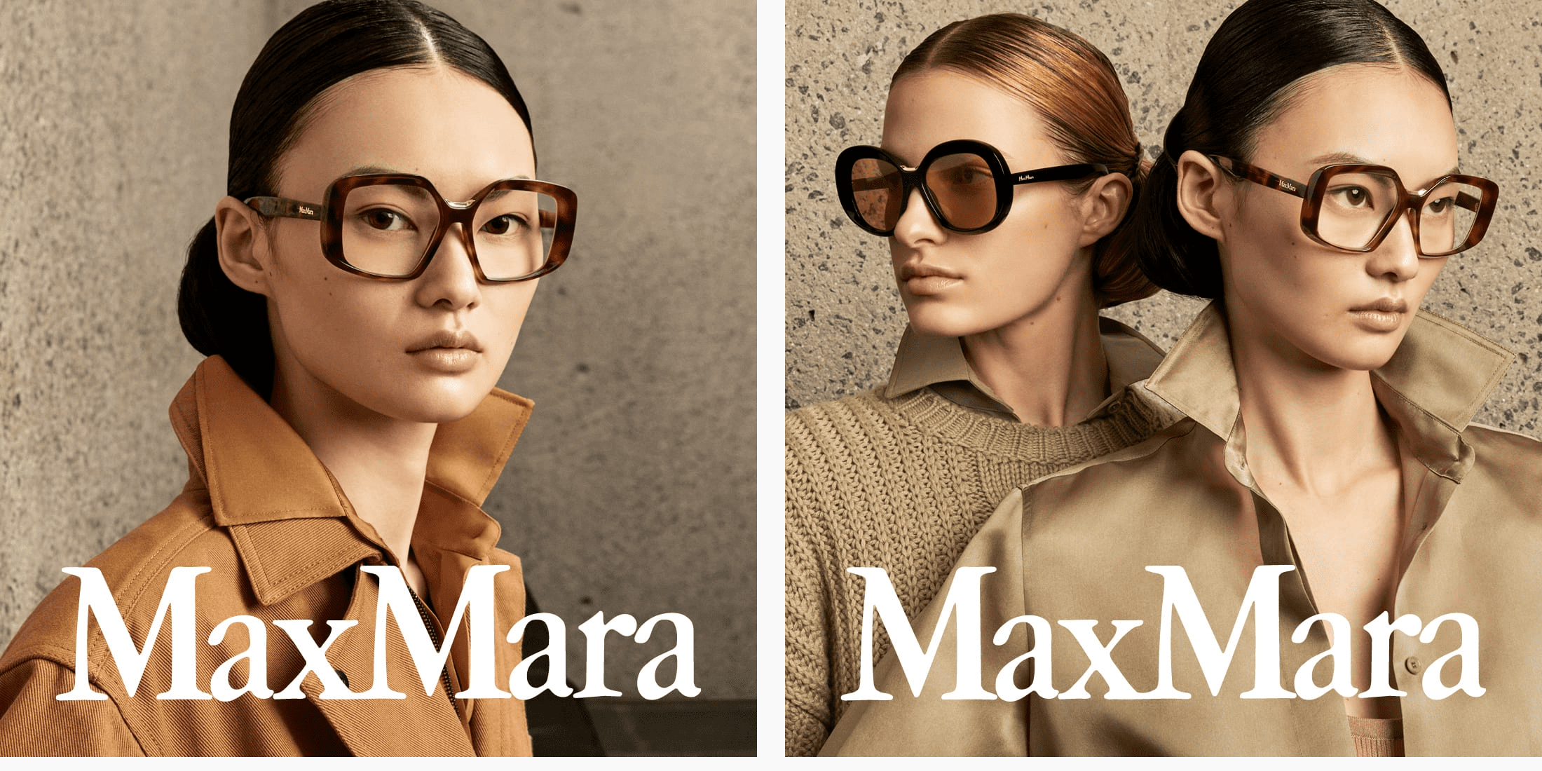 Maxmara mannequin avec des lunettes